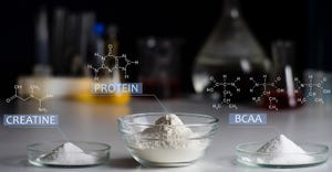 Creatine Whey and BCAAs